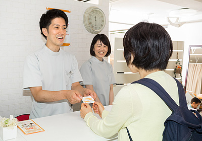 お会計と次回の予約